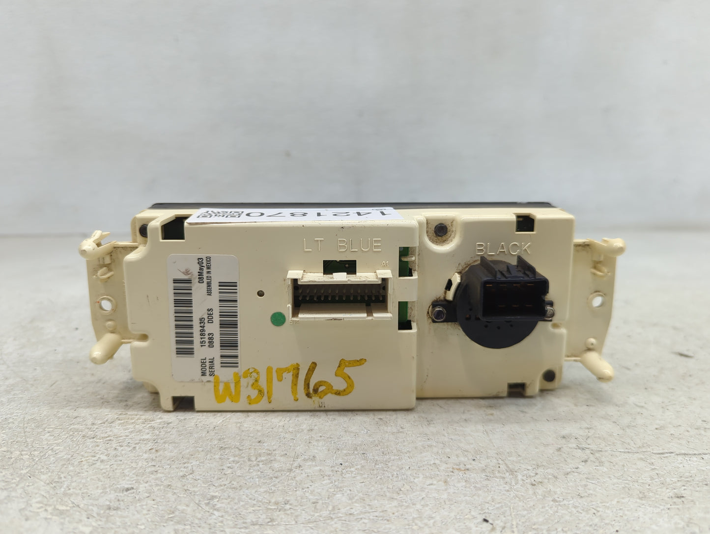 2003-2004 Chevrolet Silverado Climate Control Module Temperature AC/Heater Replacement P/N:15189435 Fits Fits 2003 2004 OEM 