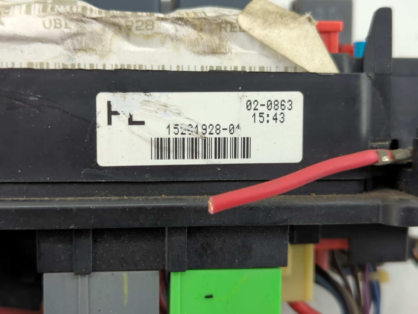 2003-2005 Chevrolet Silverado 1500 Fusebox Fuse Box Panel Relay Module Fits Fits 2003 2004 2005 2006 OEM Used Auto Parts - O