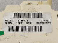 2003-2004 Chevrolet Silverado 1500 Climate Control Module Temperature AC/Heater Replacement P/N:15189436 Fits Fits 2003 2004