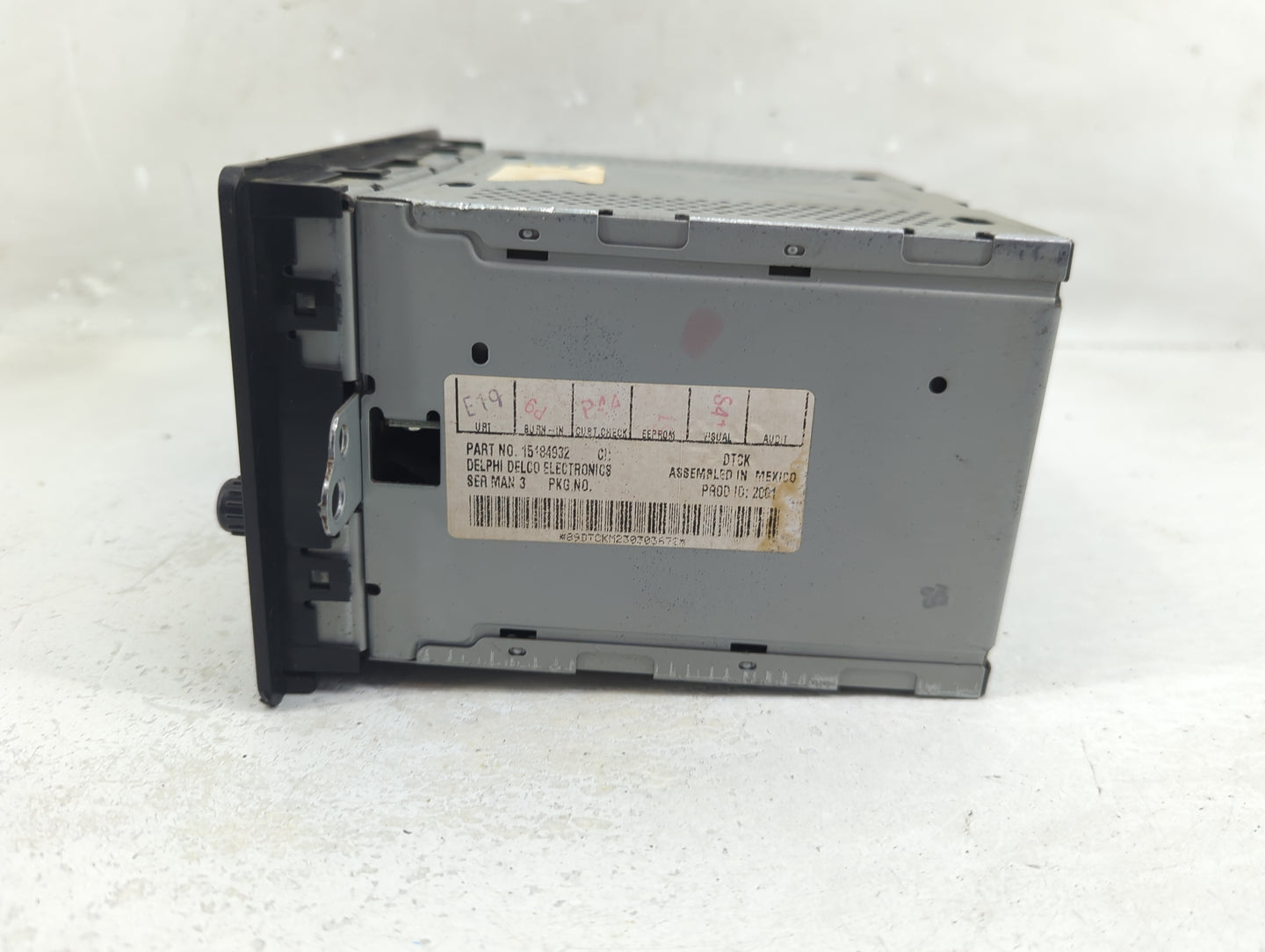 2003 Chevrolet Silverado 1500 Pickup Radio AM FM Cd Player Receiver Replacement P/N:15184932 Fits Fits 2004 2005 2006 OEM Us