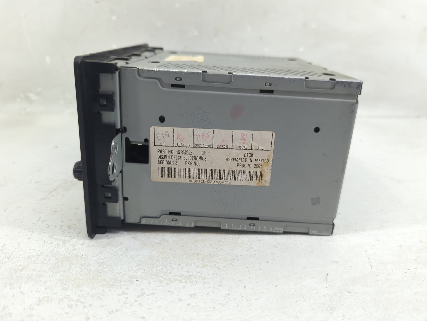 2003 Chevrolet Silverado 1500 Pickup Radio AM FM Cd Player Receiver Replacement P/N:15184932 Fits Fits 2004 2005 2006 OEM Us