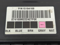 2003 Silverado 2500 Body Control Module Bcm Inner Cabin Fuse Box - Oemusedautoparts1.com
