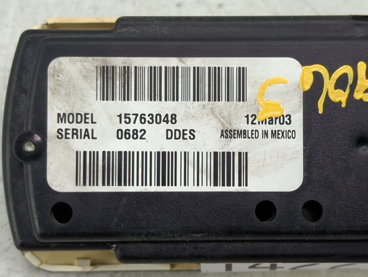 2003-2006 Chevrolet Tahoe Climate Control Module Temperature AC/Heater Replacement P/N:15763048 Fits Fits 2003 2004 2005 200