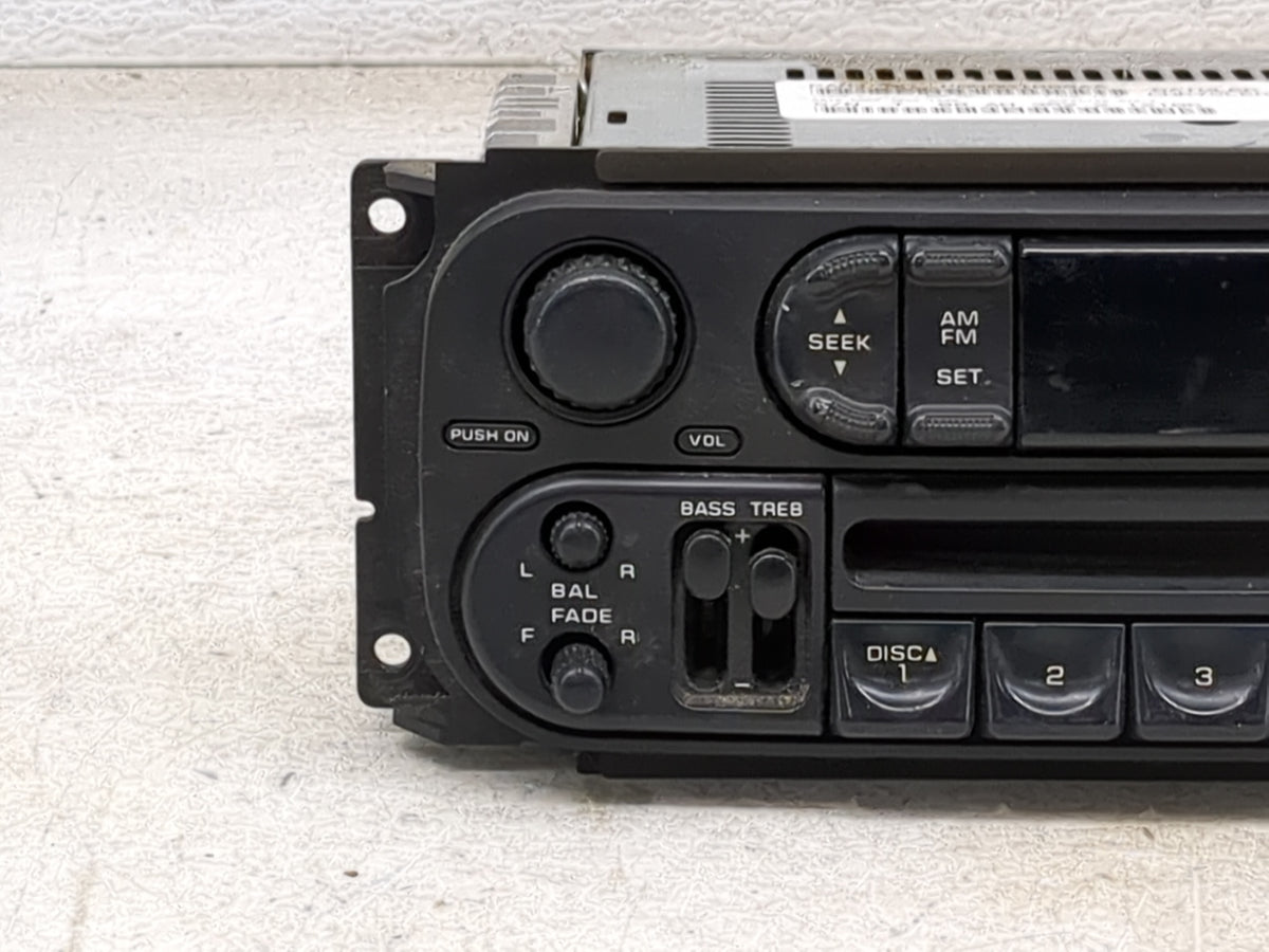 2002-2004 Chrysler 300m Radio AM FM Cd Player Receiver Replacement P/N:P05091888AA Fits OEM Used Auto Parts - Oemusedautopar