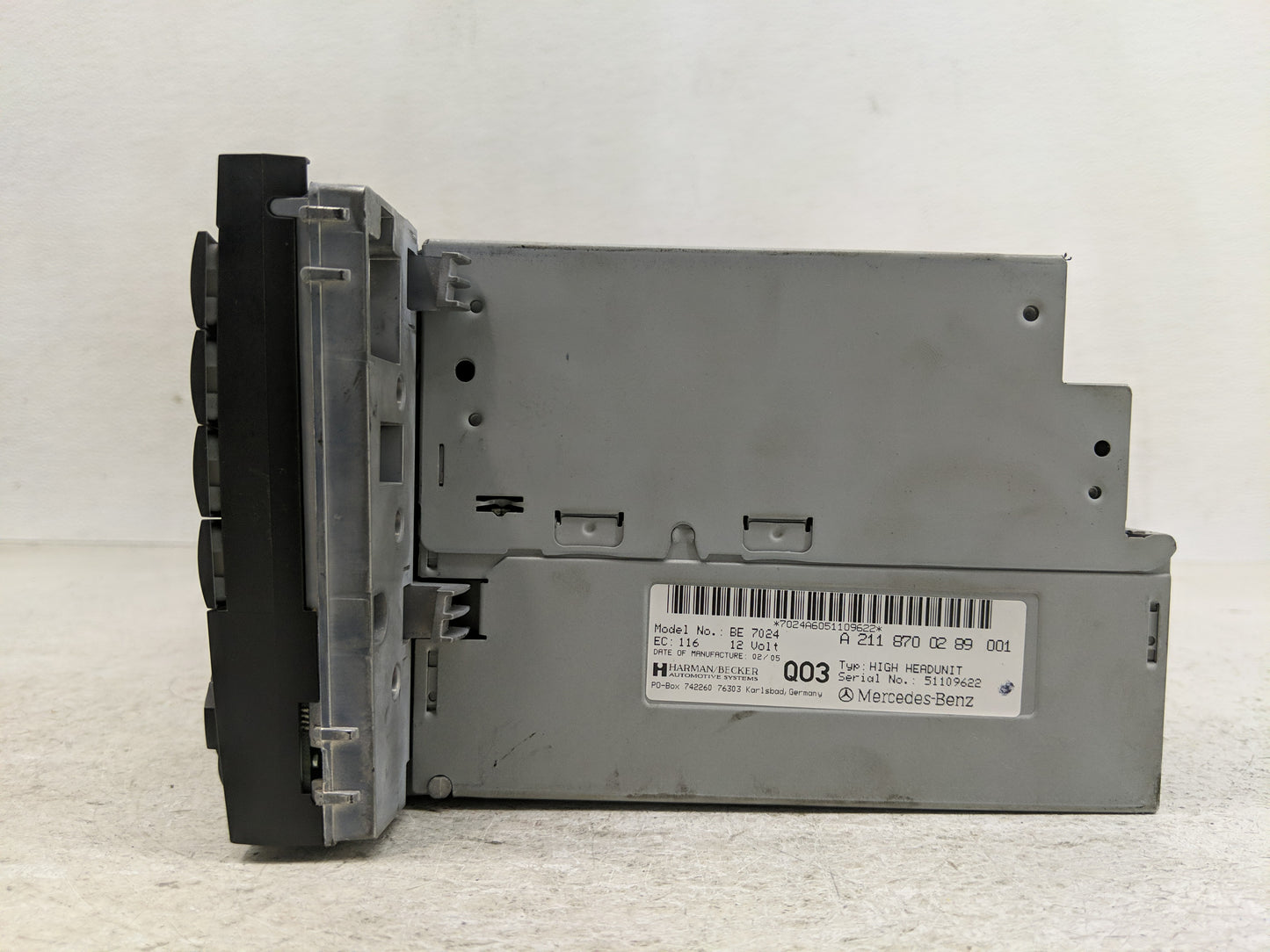 2003 Chrysler E Class Radio AM FM Cd Player Receiver Replacement P/N:A 211 870 02 89 Fits OEM Used Auto Parts - Oemusedautop