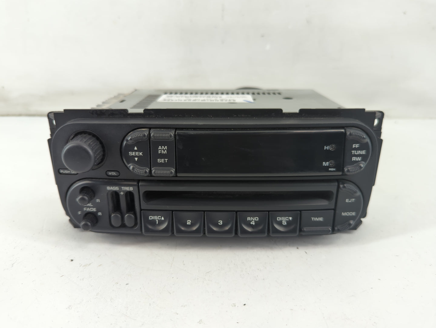 2002-2005 Chrysler Pt Cruiser Radio AM FM Cd Player Receiver Replacement P/N:P05064354AJ Fits Fits 2002 2003 2004 2005 2006 