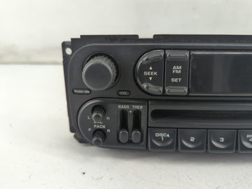 2002-2005 Chrysler Pt Cruiser Radio AM FM Cd Player Receiver Replacement P/N:P05064354AJ Fits Fits 2002 2003 2004 2005 2006 OEM Used Auto Parts