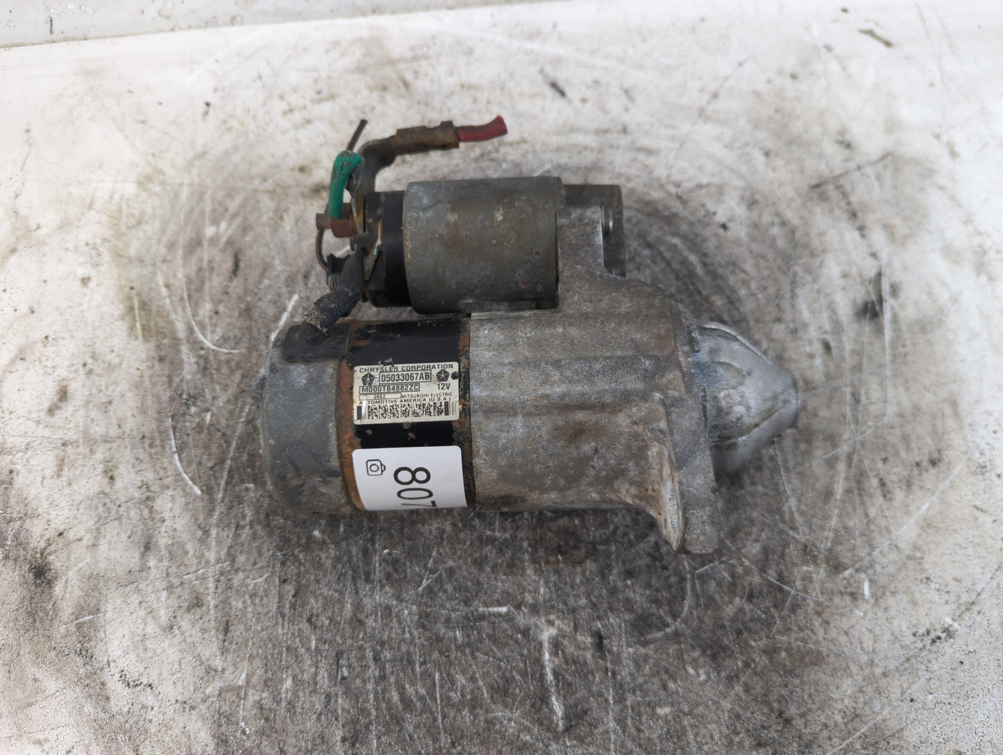 2003-2010 Chrysler Pt Cruiser Car Starter Motor Solenoid OEM P/N:M000T84882ZC 05033067AB Fits OEM Used Auto Parts - Oemuseda