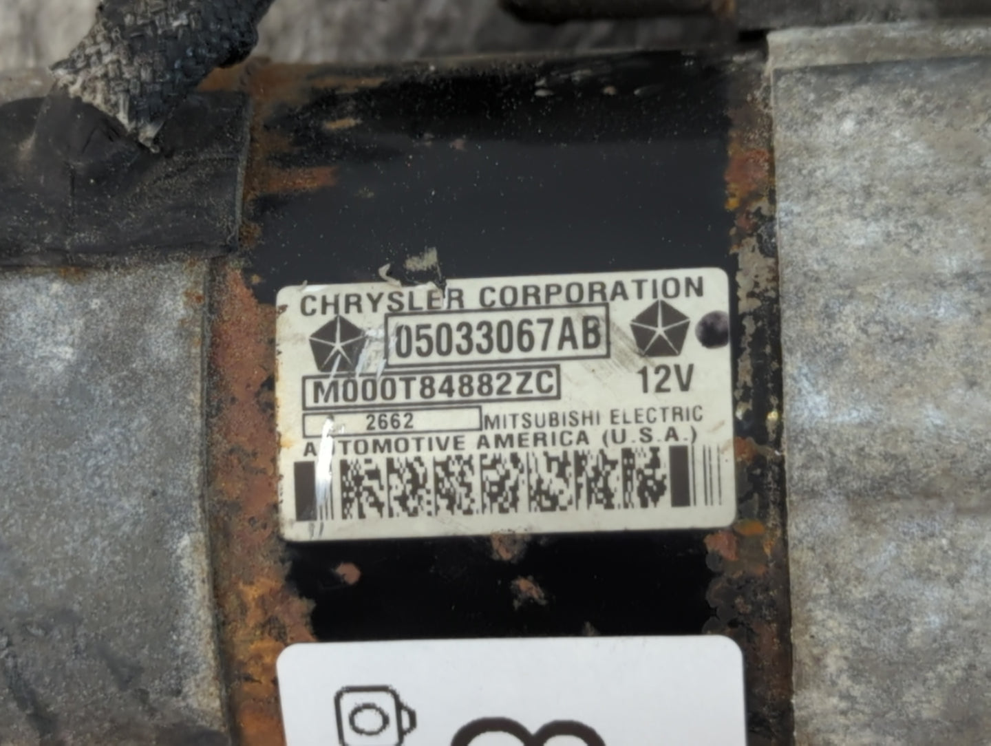 2003-2010 Chrysler Pt Cruiser Car Starter Motor Solenoid OEM P/N:M000T84882ZC 05033067AB Fits OEM Used Auto Parts - Oemuseda