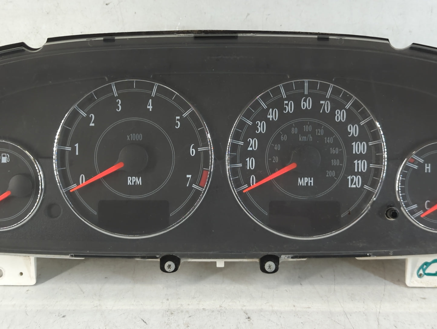 2003 Chrysler Sebring Instrument Cluster Speedometer Gauges P/N:P05026194AG Fits OEM Used Auto Parts - Oemusedautoparts1.com