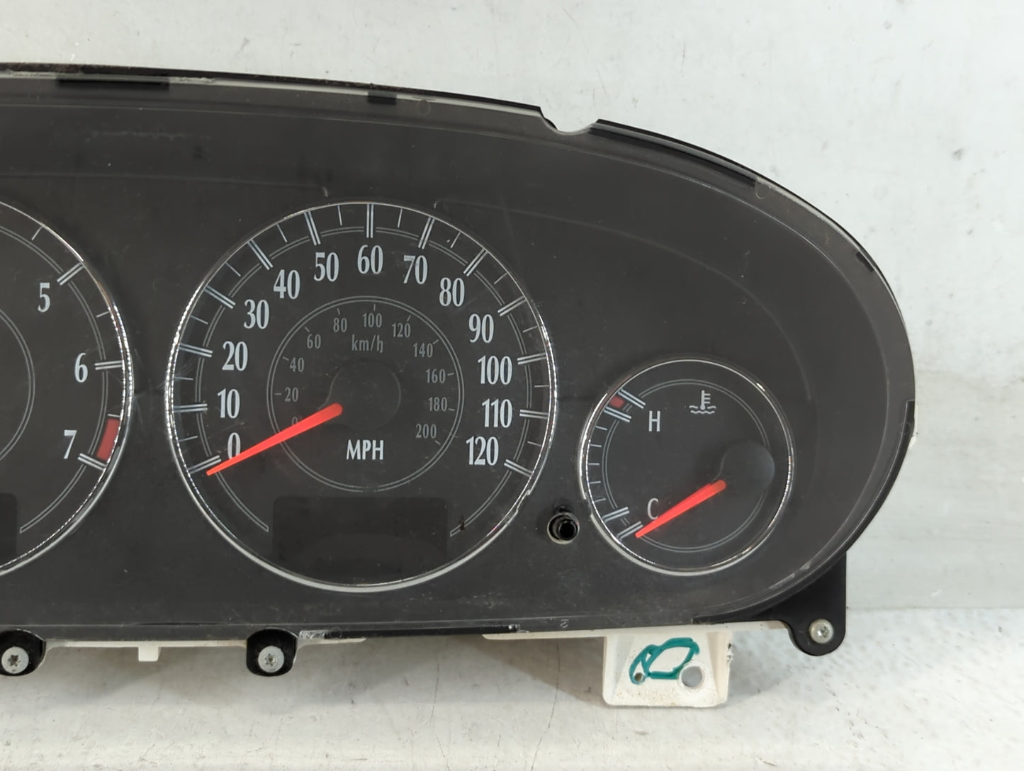 2003 Chrysler Sebring Instrument Cluster Speedometer Gauges P/N:P05026194AG Fits OEM Used Auto Parts - Oemusedautoparts1.com