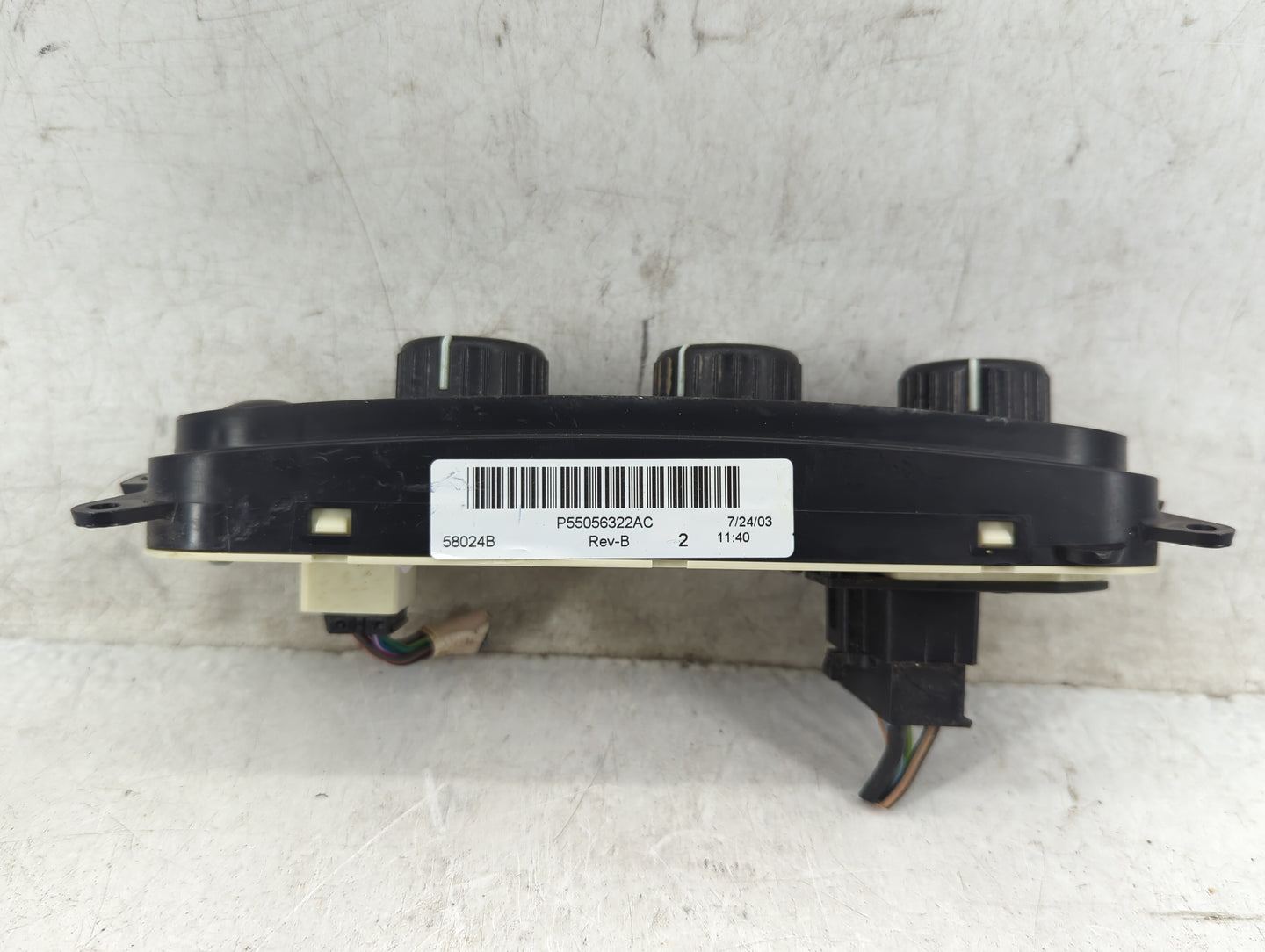 2003-2004 Dodge Dakota Climate Control Module Temperature AC/Heater Replacement P/N:P55056322AC 58024B Fits Fits 2003 2004 2