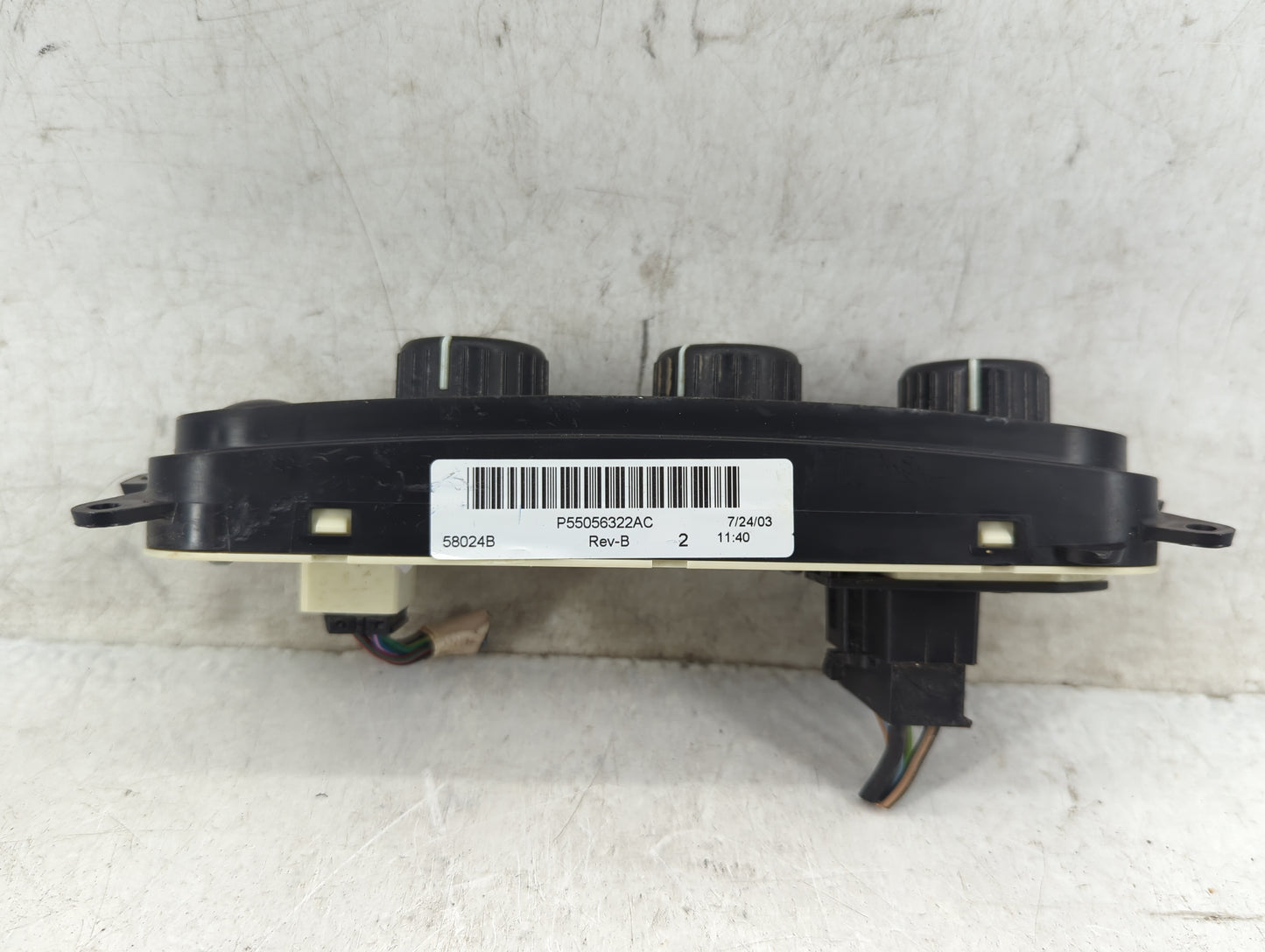2003-2004 Dodge Dakota Climate Control Module Temperature AC/Heater Replacement P/N:P55056322AC 58024B Fits Fits 2003 2004 2