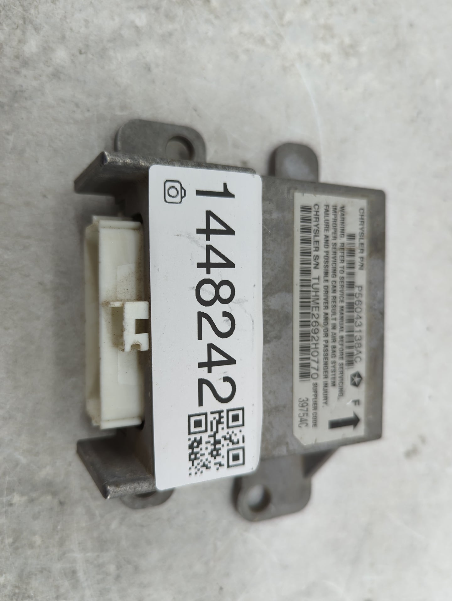2003-2004 Dodge Dakota Safety Restraint Srs Airbag Control Module - Oemusedautoparts1.com