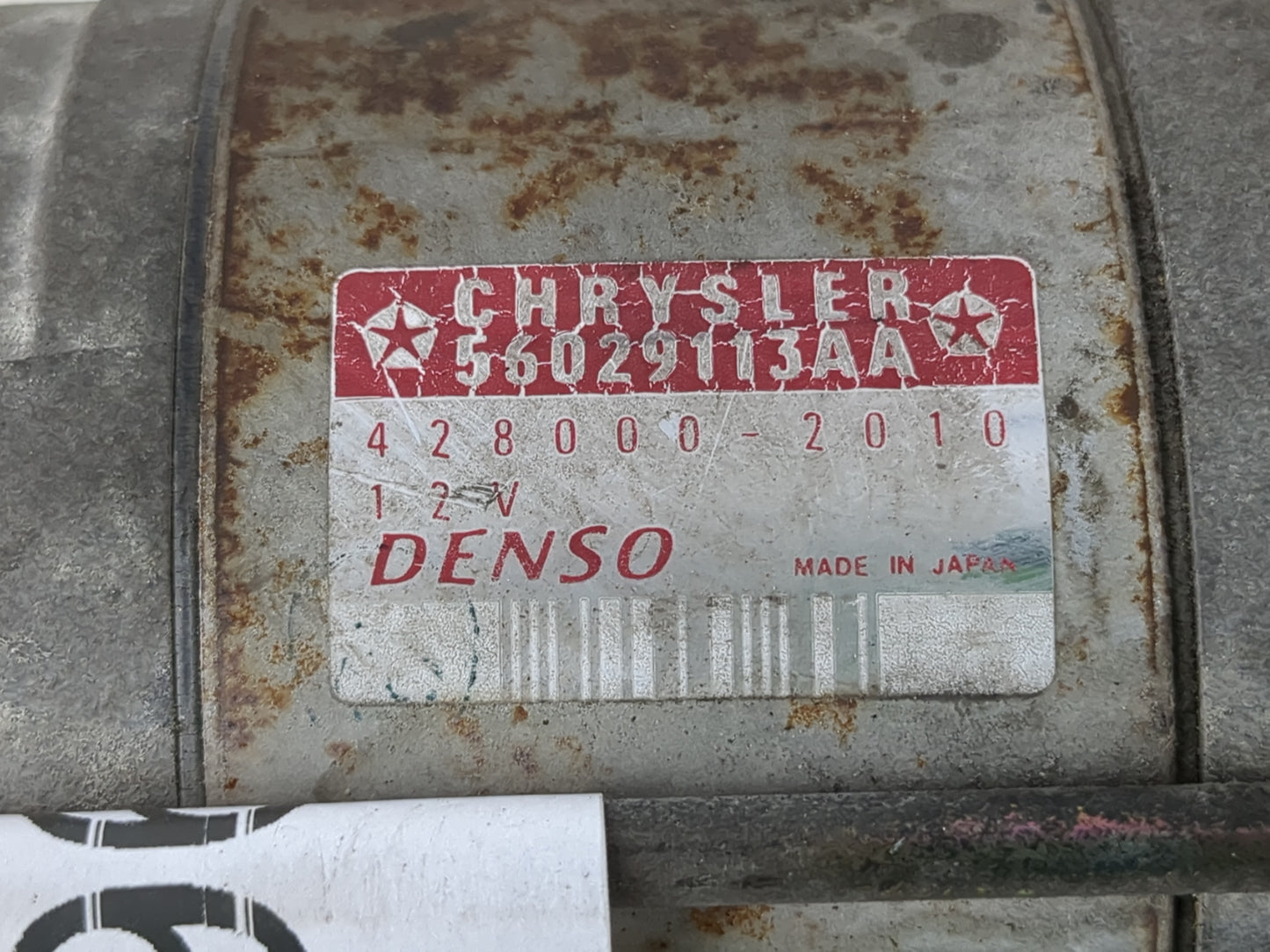 2002-2003 Dodge Durango Car Starter Motor Solenoid OEM P/N:428000-2010 Fits Fits 2002 2003 2004 OEM Used Auto Parts - Oemuse