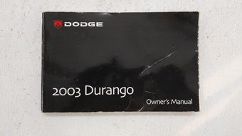 compare product 2003 Dodge Durango Owners Manual Book Guide OEM Used Auto Parts