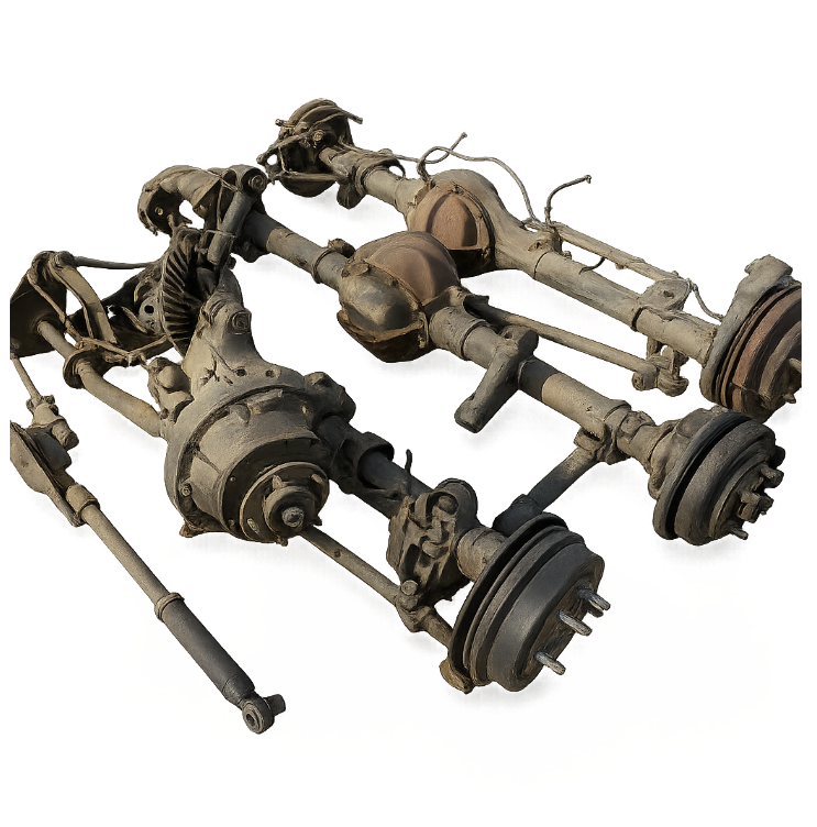 2003 Dodge Durango Rear Differential Axle Assembly Fits OEM Used Auto Parts - Oemusedautoparts1.com