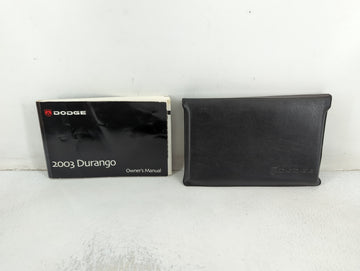 2003 Dodge Durango Owners Manual Book Guide P/N:81-326-0335 OEM Used Auto Parts - Oemusedautoparts1.com