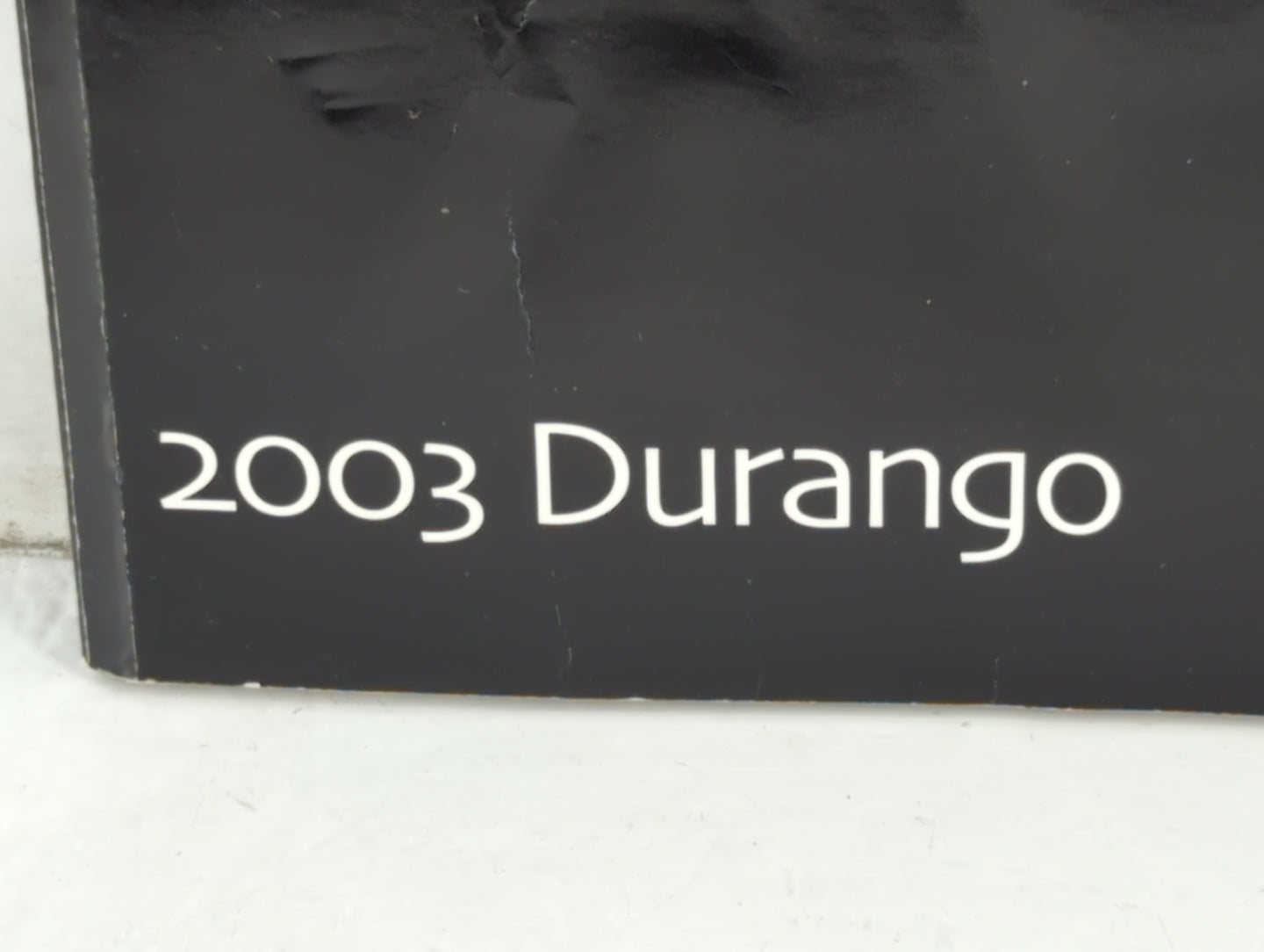 2003 Dodge Durango Owners Manual Book Guide P/N:81-326-0335 OEM Used Auto Parts - Oemusedautoparts1.com