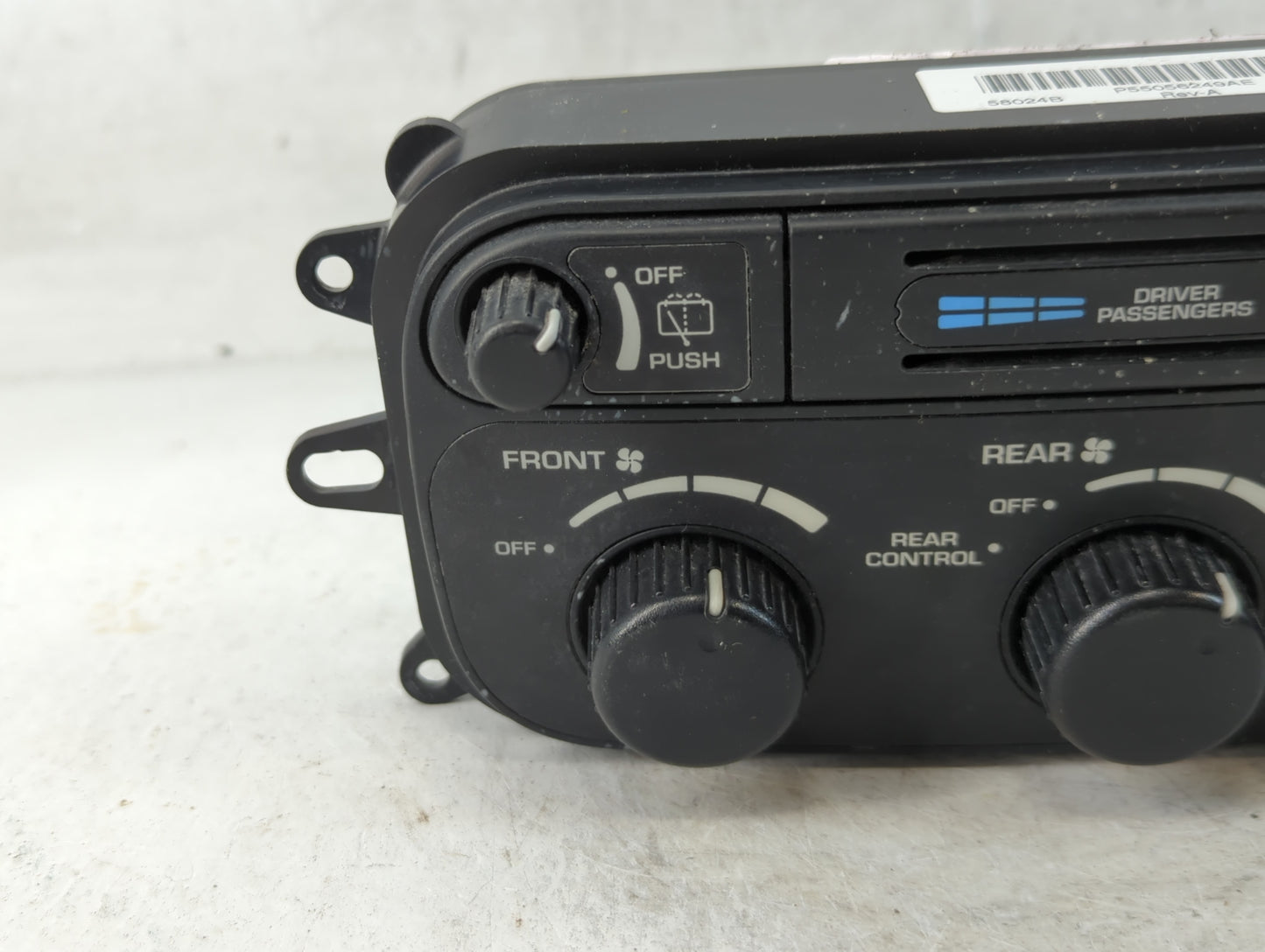 2001-2003 Dodge Durango Climate Control Module Temperature AC/Heater Replacement Fits Fits 2001 2002 2003 OEM Used Auto Part