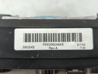 2001-2003 Dodge Durango Climate Control Module Temperature AC/Heater Replacement Fits Fits 2001 2002 2003 OEM Used Auto Part