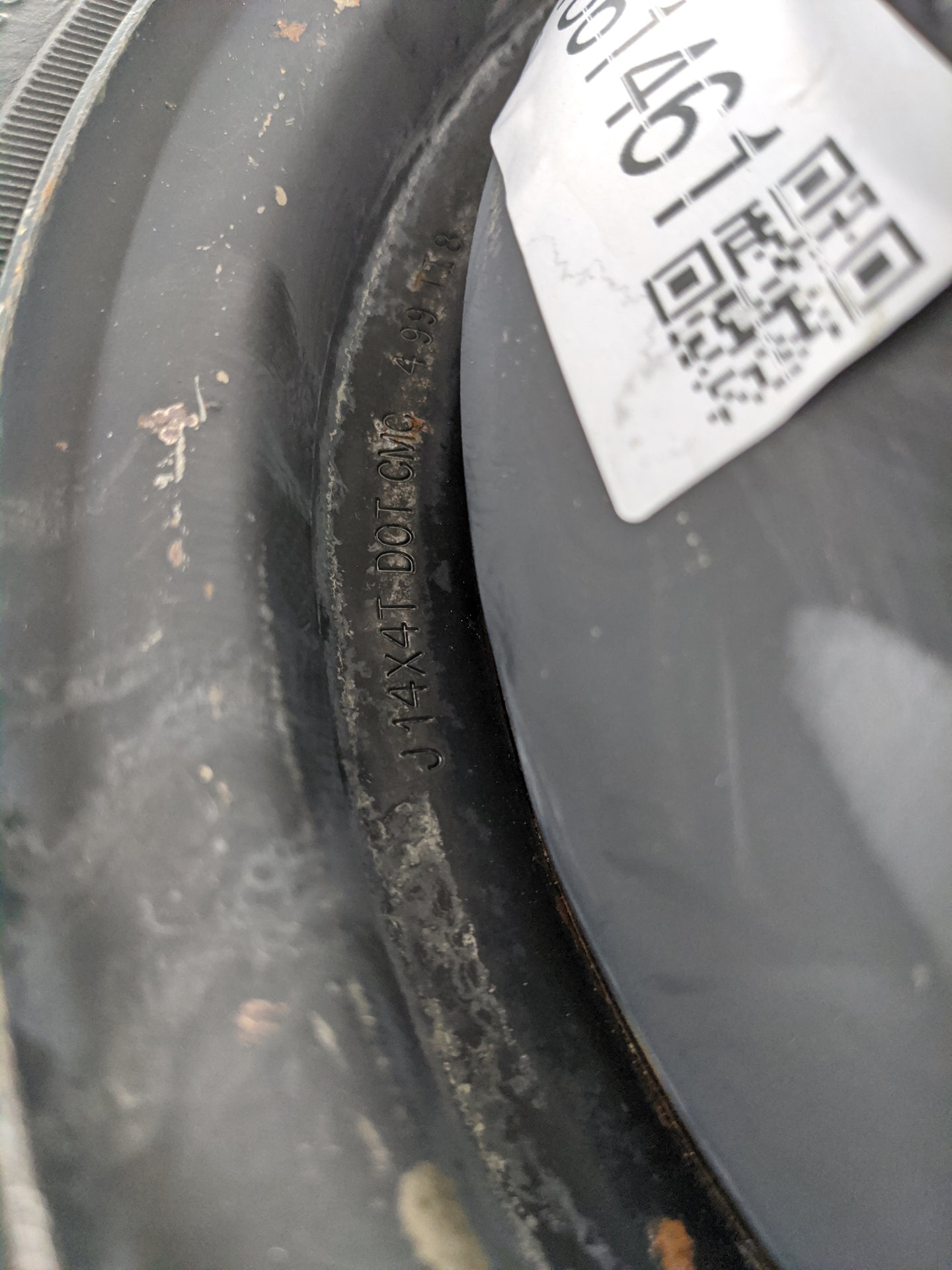 2000-2003 Dodge Neon Spare Donut Tire Wheel Rim Oem - Oemusedautoparts1.com