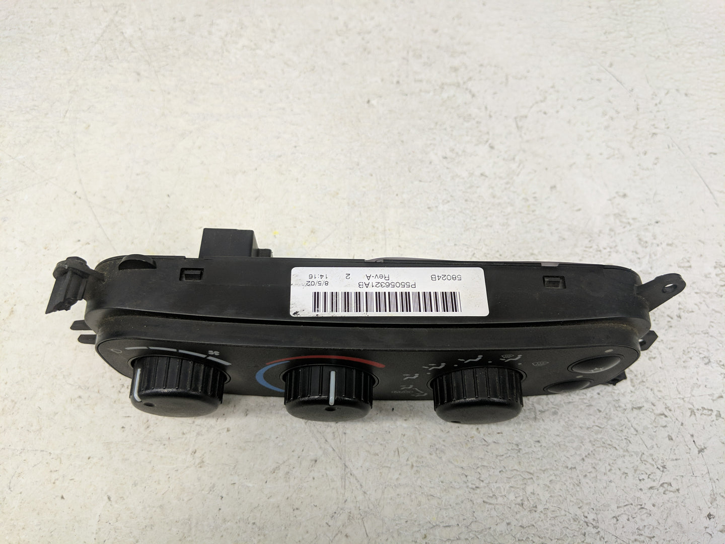 2003-2005 Dodge Ram 1500 Climate Control Module Temperature AC/Heater Replacement P/N:P55056321AB Fits Fits 2003 2004 2005 O