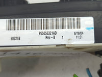2003-2005 Dodge Ram 1500 Climate Control Module Temperature AC/Heater Replacement P/N:P55056321AD Fits Fits 2003 2004 2005 O
