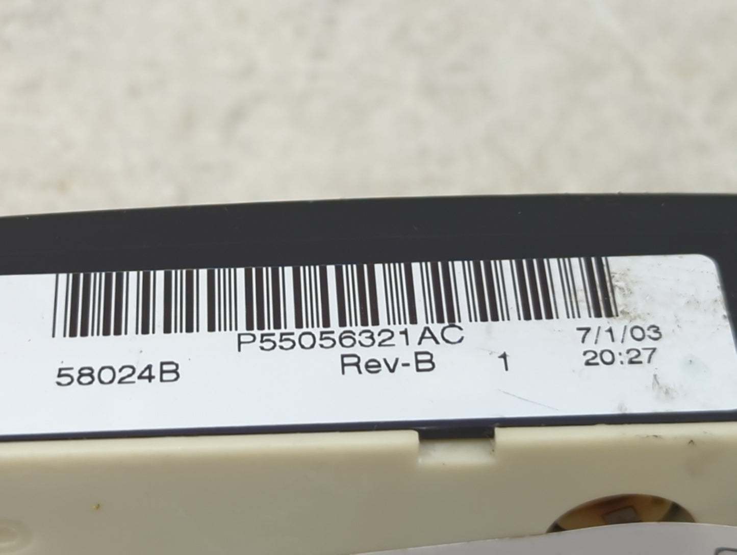 2003-2005 Dodge Ram 1500 Climate Control Module Temperature AC/Heater Replacement P/N:P55056321AC P55056321AD Fits OEM Used 