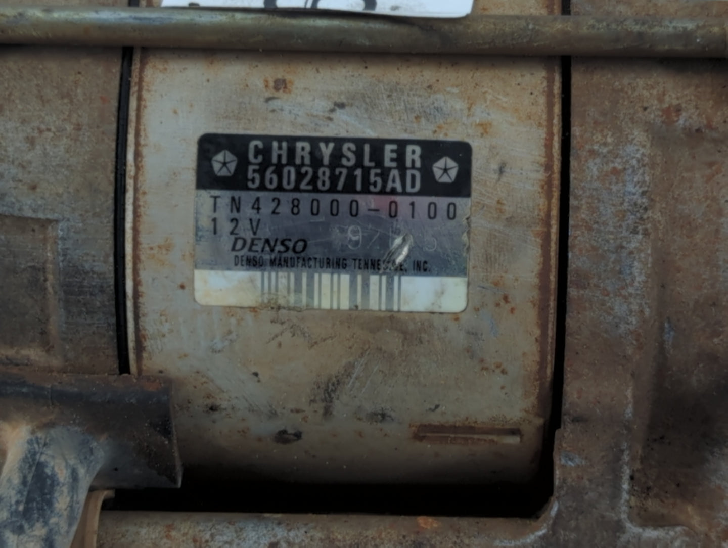 2002-2004 Dodge Ram 1500 Car Starter Motor Solenoid OEM P/N:TN428000-0100 56028715AD Fits Fits 2002 2003 2004 OEM Used Auto 