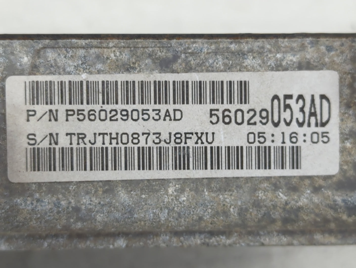 2003 Dodge Ram 1500 PCM Engine Control Computer ECU ECM PCU OEM P/N:P56029053AD Fits OEM Used Auto Parts - Oemusedautoparts1