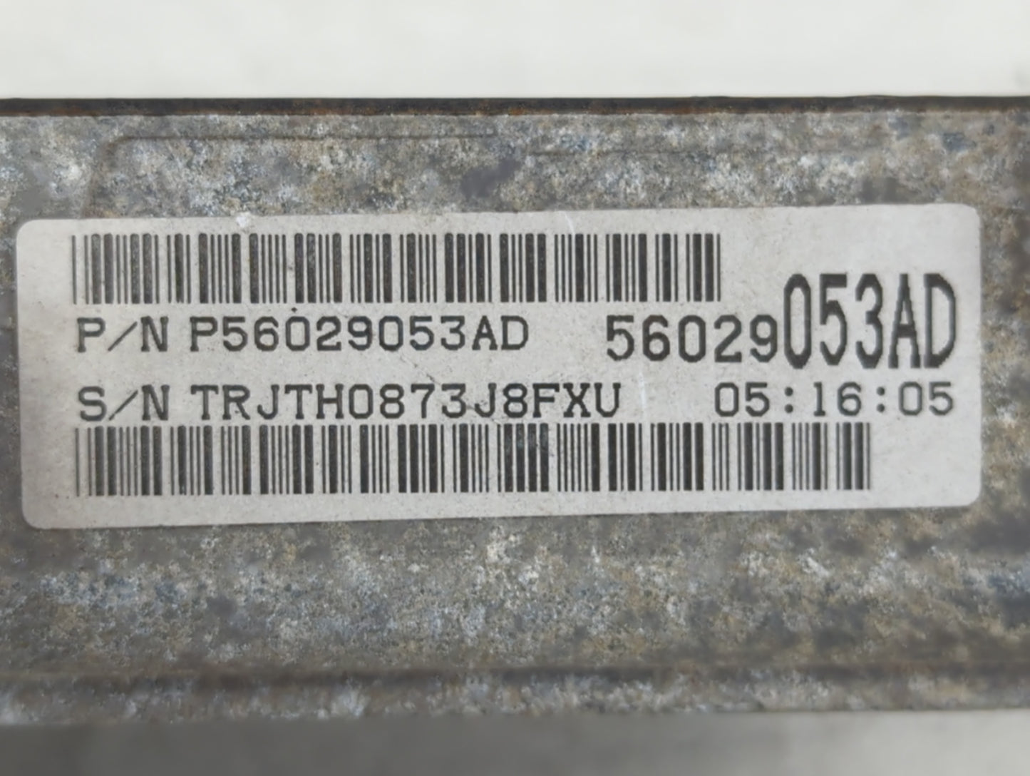 2003 Dodge Ram 1500 PCM Engine Control Computer ECU ECM PCU OEM P/N:P56029053AD Fits OEM Used Auto Parts - Oemusedautoparts1