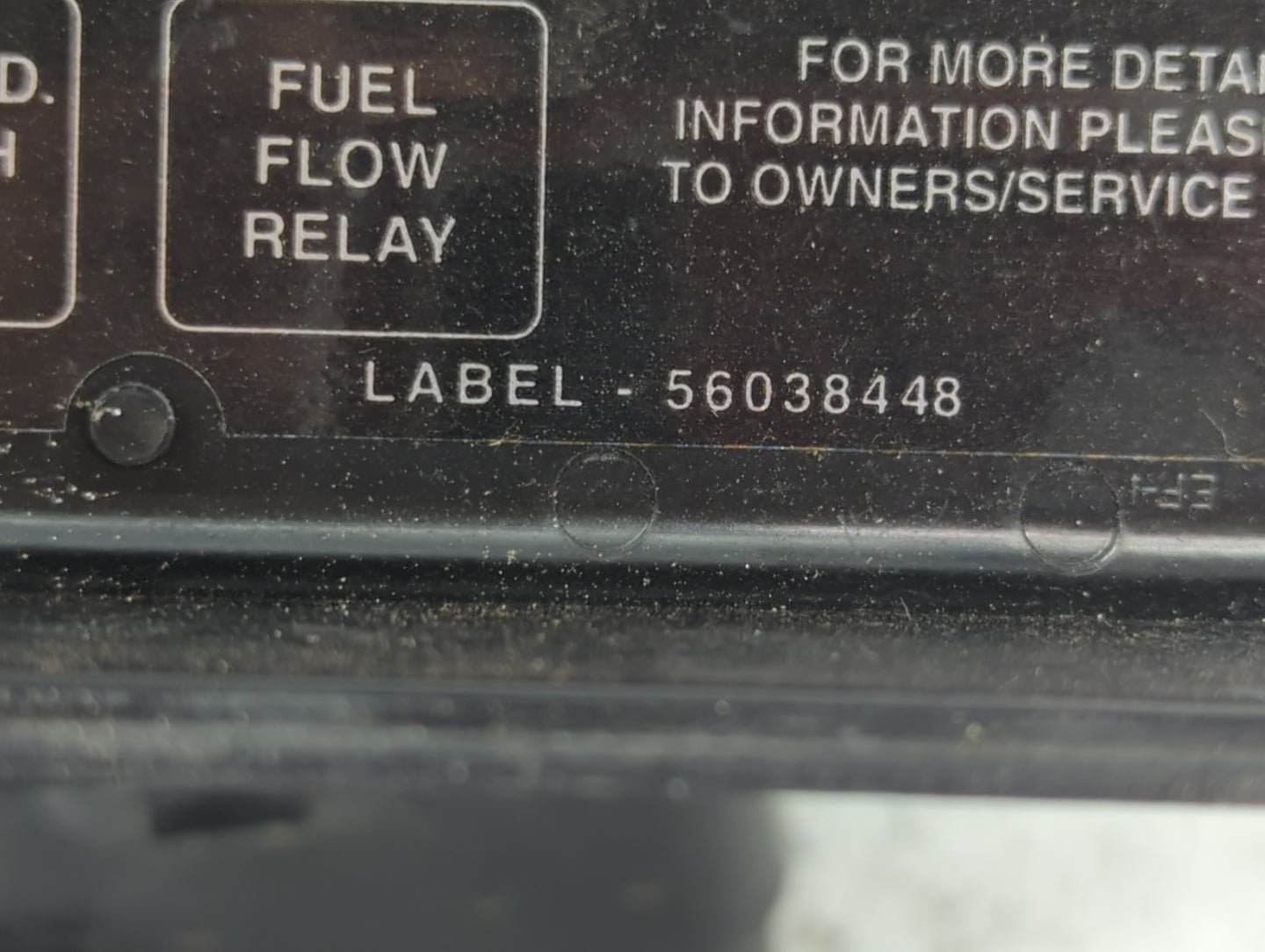 2003 Dodge Ram 1500 Van Fusebox Fuse Box Panel Relay Module P/N:56038448 83159 2605 Fits OEM Used Auto Parts - Oemusedautopa