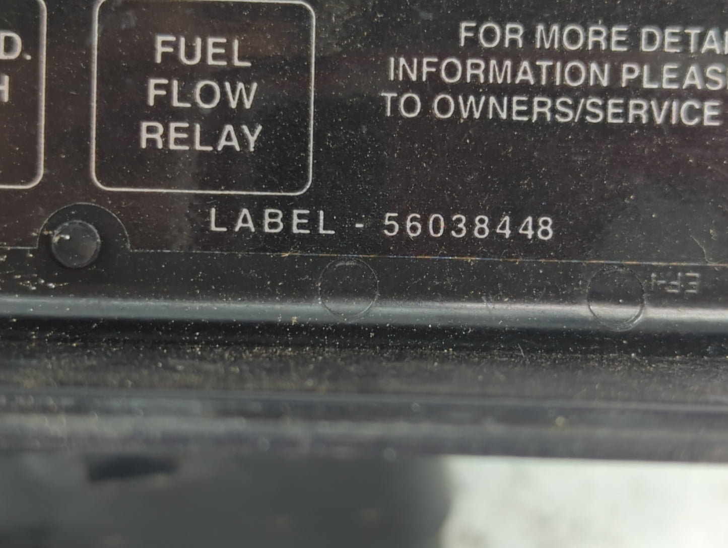 2003 Dodge Ram 1500 Van Fusebox Fuse Box Panel Relay Module P/N:56038448 83159 2605 Fits OEM Used Auto Parts - Oemusedautopa