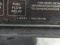 2003 Dodge Ram 1500 Van Fusebox Fuse Box Panel Relay Module P/N:56038448 83159 2605 Fits OEM Used Auto Parts - Oemusedautopa