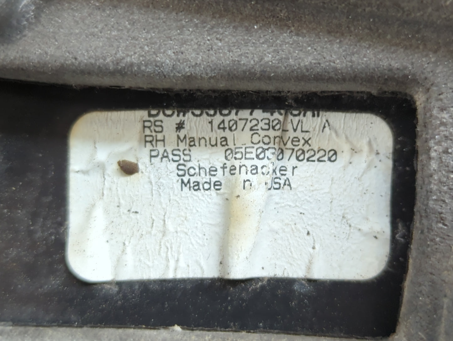 2003-2009 Dodge Ram 2500 Passenger Side View Mirror - Right Door Mirror OEM Used - Oemusedautoparts1.com