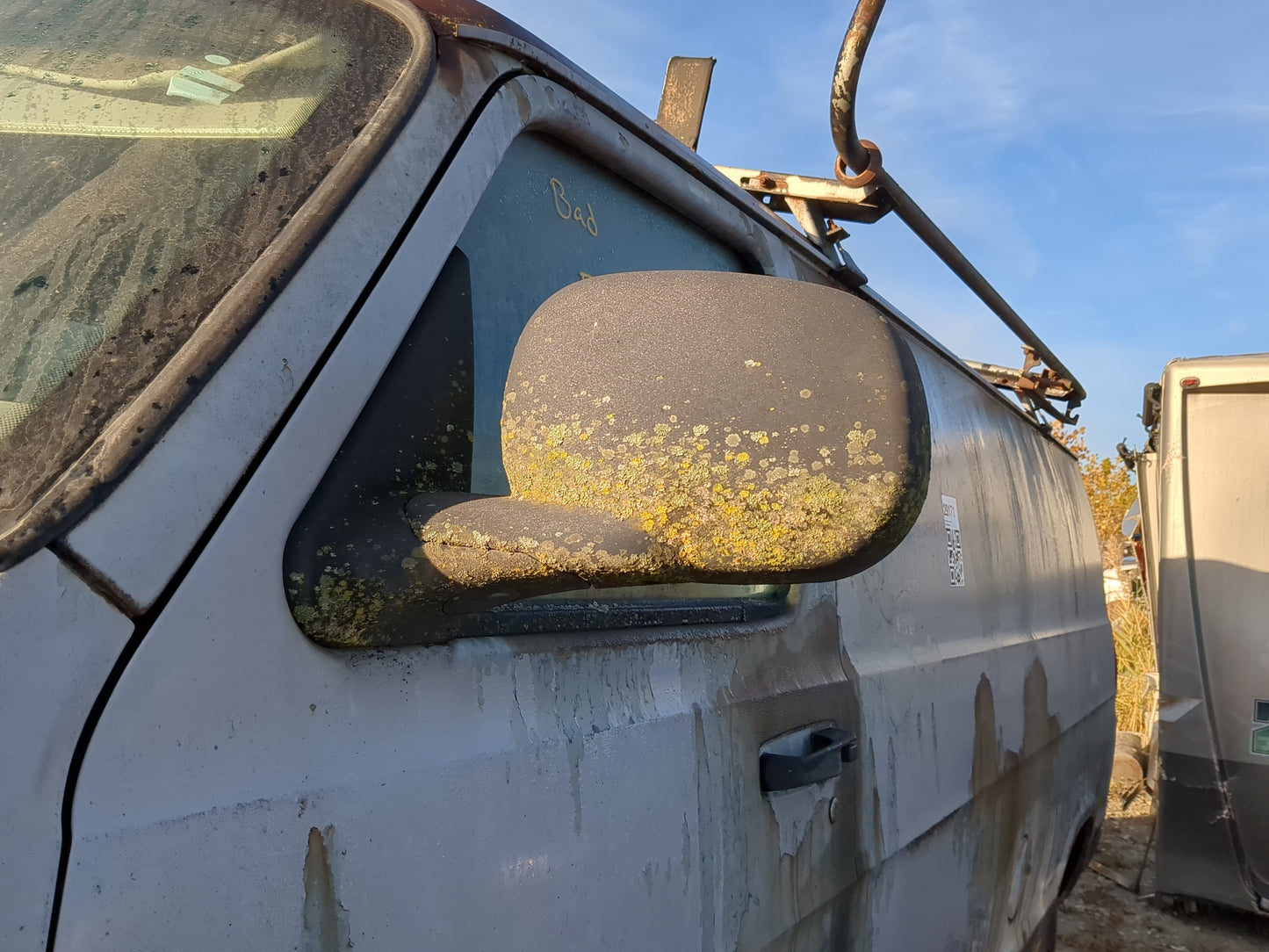 2003 Dodge Ram Van 2500 Driver Side View Mirror - Left Door Mirror OEM Used - Oemusedautoparts1.com