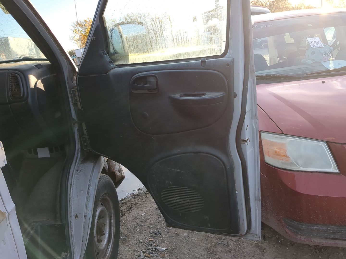 2003 Dodge Ram Van 2500 Front Right Passenger Interior Door Panel Trim - Oemusedautoparts1.com