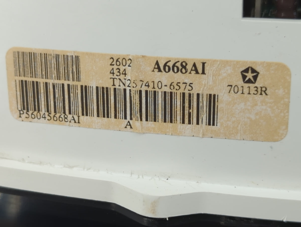 2003 Dodge Ram Van 2500 Instrument Cluster Speedometer Gauges P/N:P56045668AI Miles:1K Fits OEM Used Auto Parts - Oemusedaut