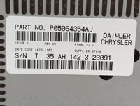 2003 Dodge Ram 1500 Radio AM FM Cd Player Receiver Replacement Fits OEM Used Auto Parts - Oemusedautoparts1.com