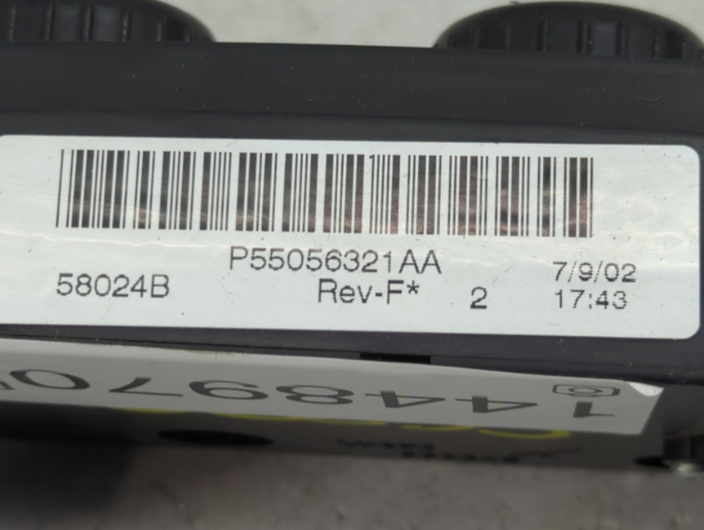 2003-2005 Dodge Ram 1500 Climate Control Module Temperature AC/Heater Replacement P/N:P55056321AA Fits Fits 2003 2004 2005 O