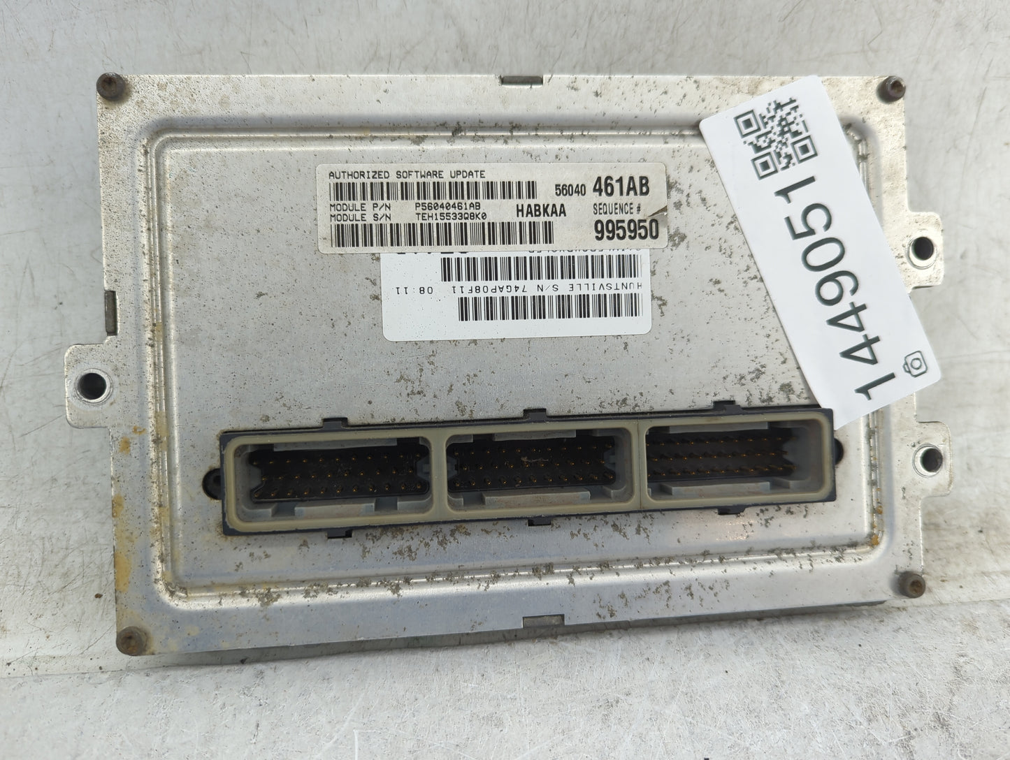 2003 Dodge Ram 1500 PCM Engine Control Computer ECU ECM PCU OEM P/N:P56040461AB 56040461AB Fits OEM Used Auto Parts - Oemuse