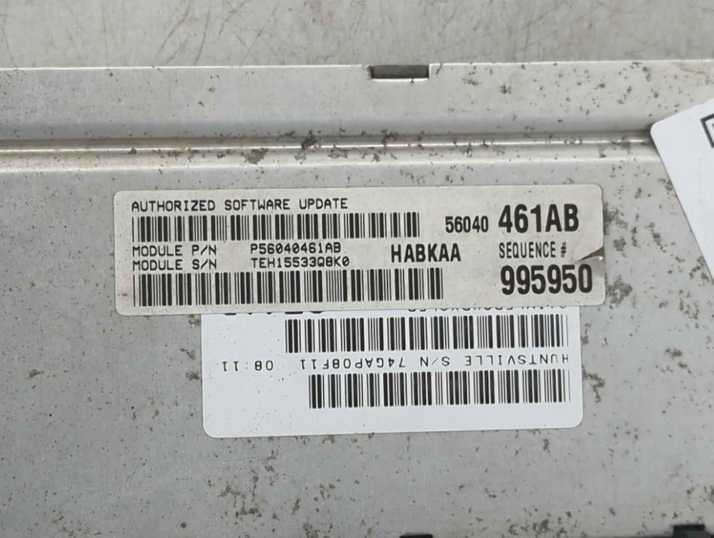 2003 Dodge Ram 1500 PCM Engine Control Computer ECU ECM PCU OEM P/N:P56040461AB 56040461AB Fits OEM Used Auto Parts - Oemuse