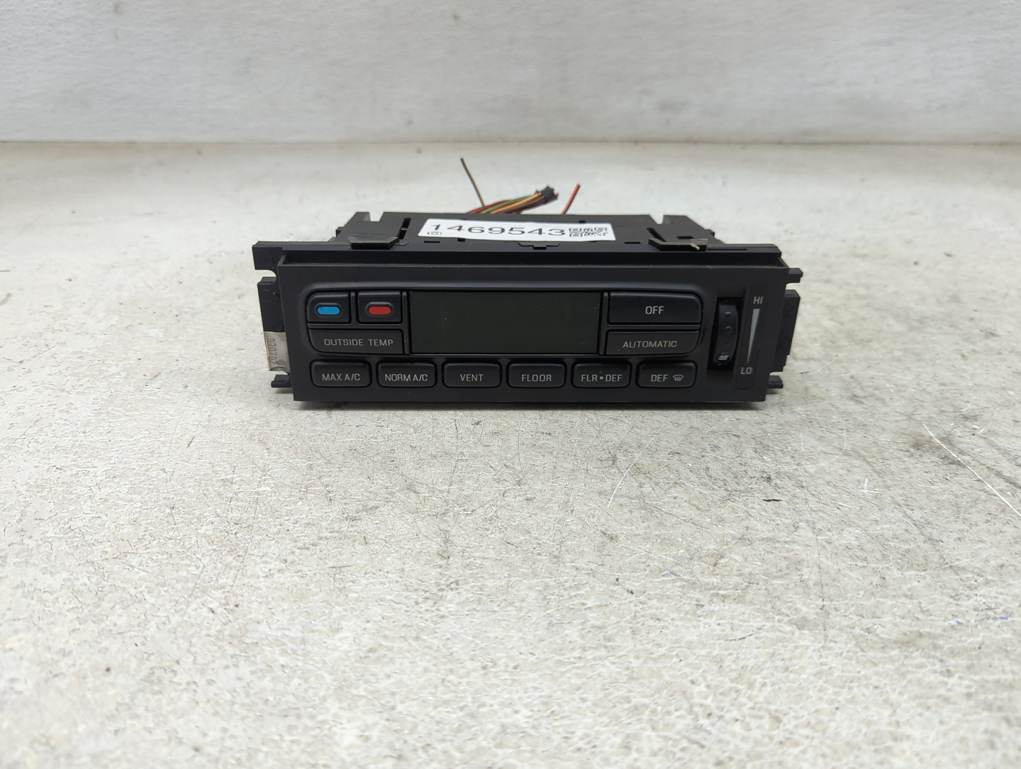 1998-2011 Ford Crown Victoria Climate Control Module Temperature AC/Heater Replacement P/N:1.14778-00000 228022 Fits OEM Use