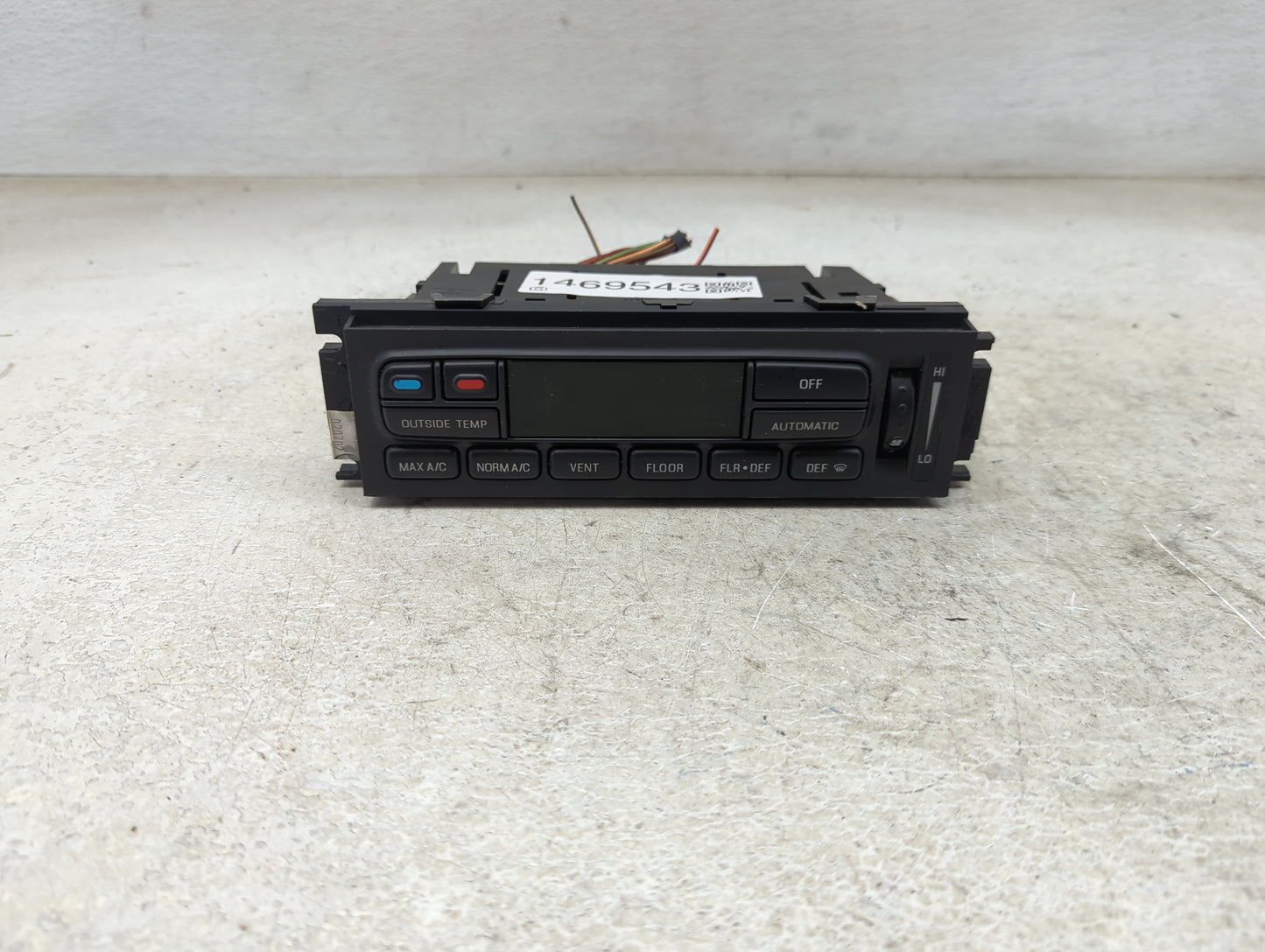 1998-2011 Ford Crown Victoria Climate Control Module Temperature AC/Heater Replacement P/N:1.14778-00000 228022 Fits OEM Use