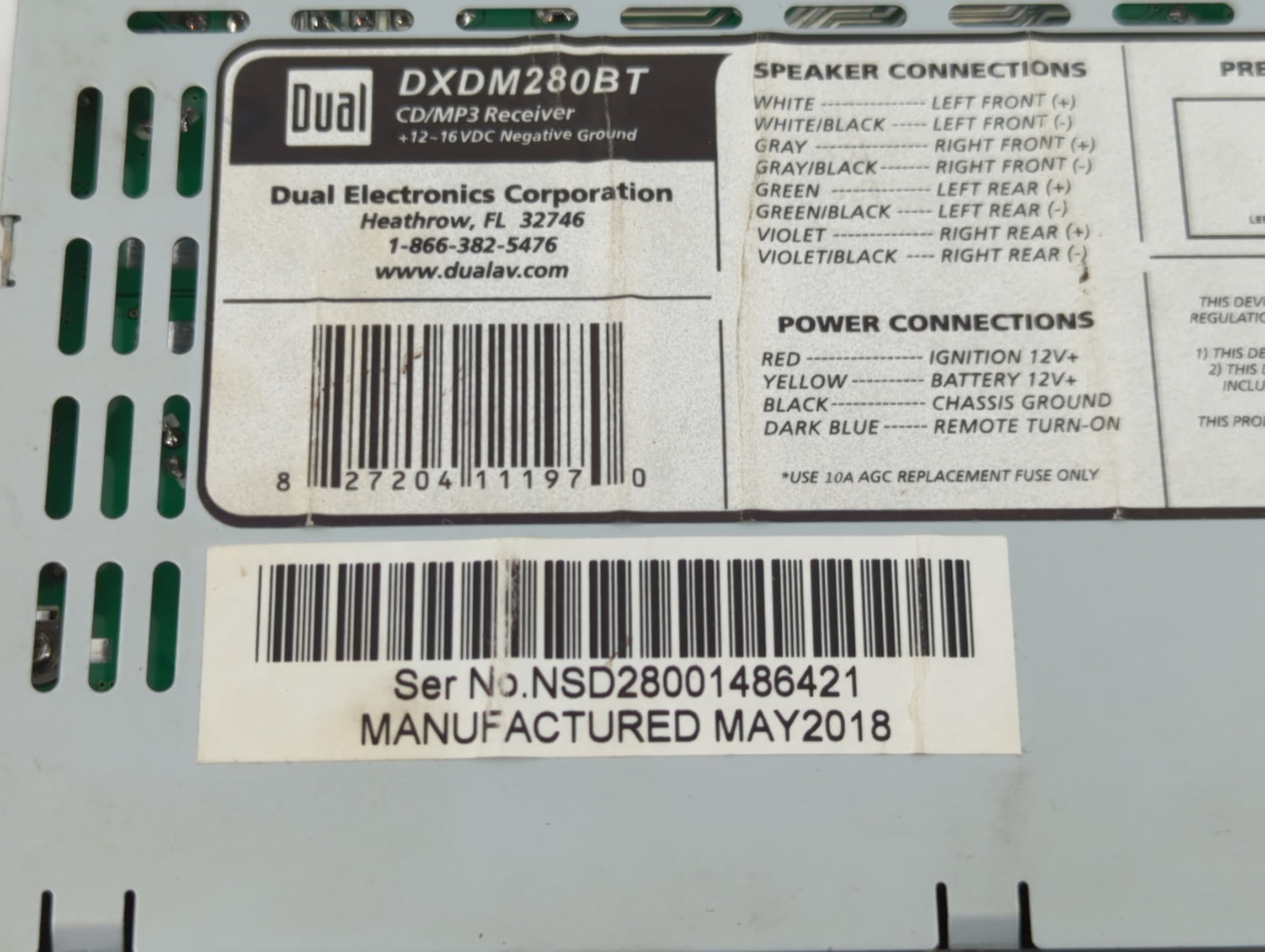 2003-2005 Ford Escape Radio AM FM Cd Player Receiver Replacement Fits Fits 2001 2002 2003 2004 2005 OEM Used Auto Parts - Oe