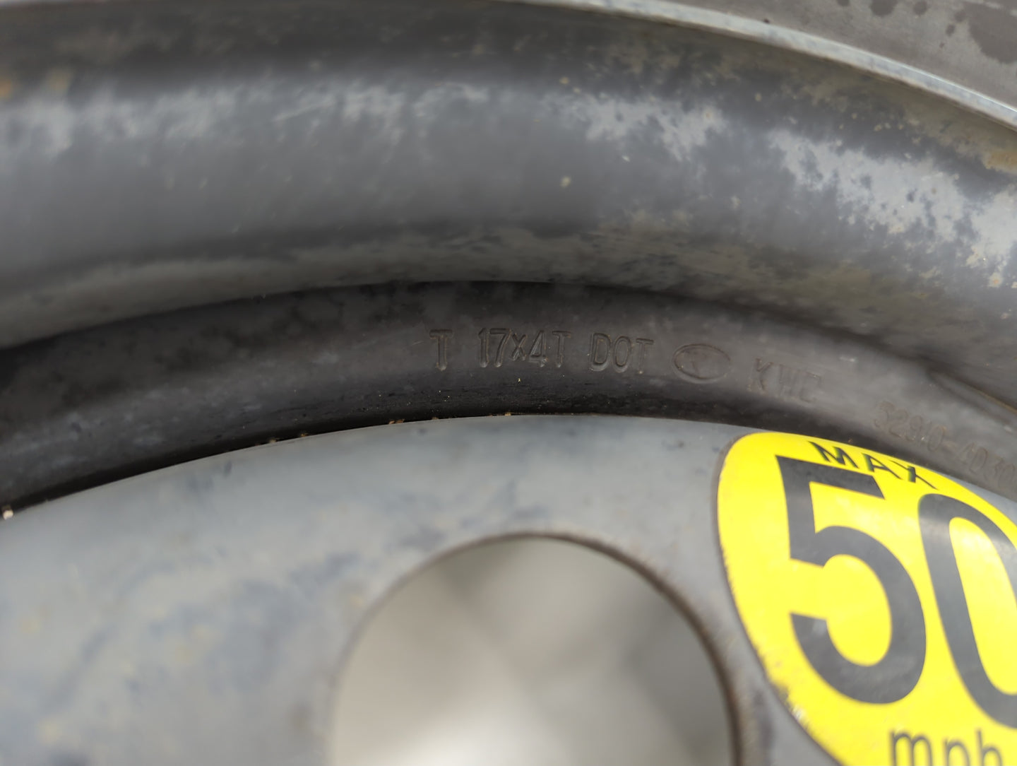 2001-2004 Ford Escape Spare Donut Tire Wheel Rim Oem - Oemusedautoparts1.com