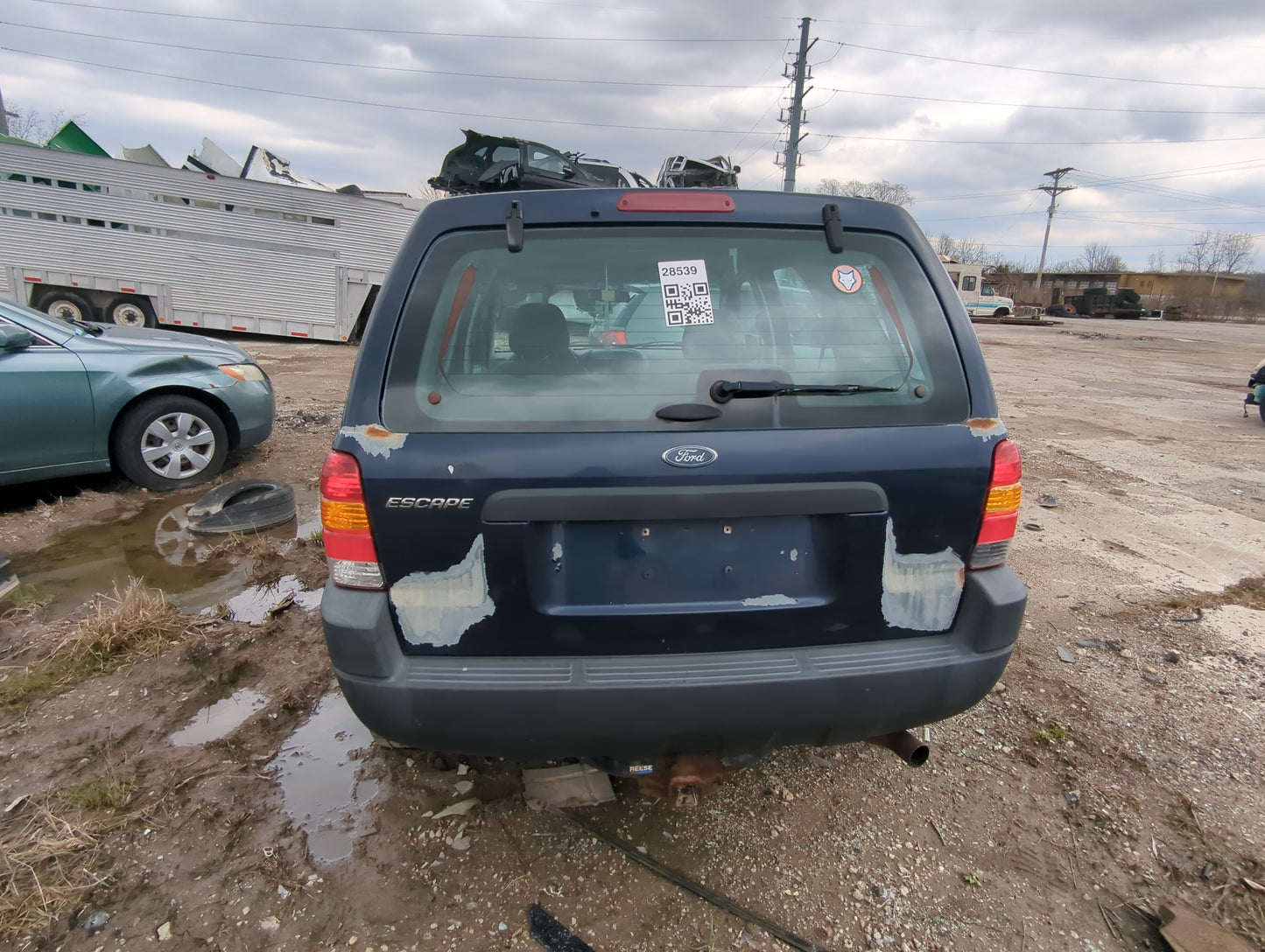 2002-2007 Ford Escape Trunk/decklid/hatch/tailgate Oem - Oemusedautoparts1.com