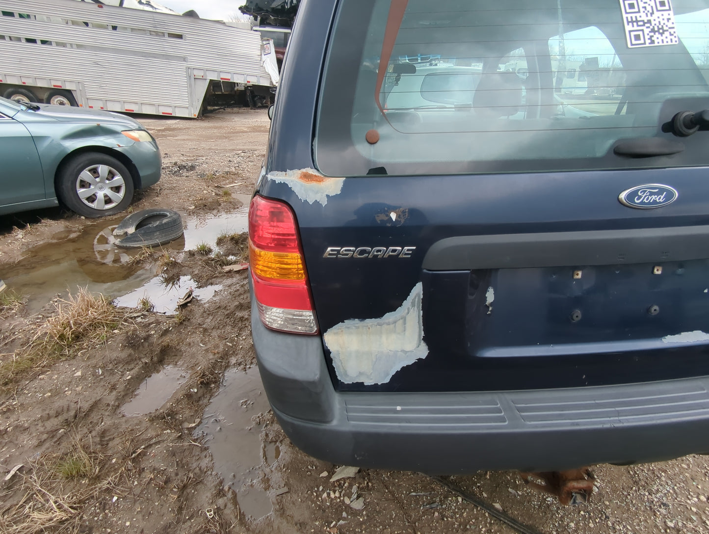 2002-2007 Ford Escape Trunk/decklid/hatch/tailgate Oem - Oemusedautoparts1.com