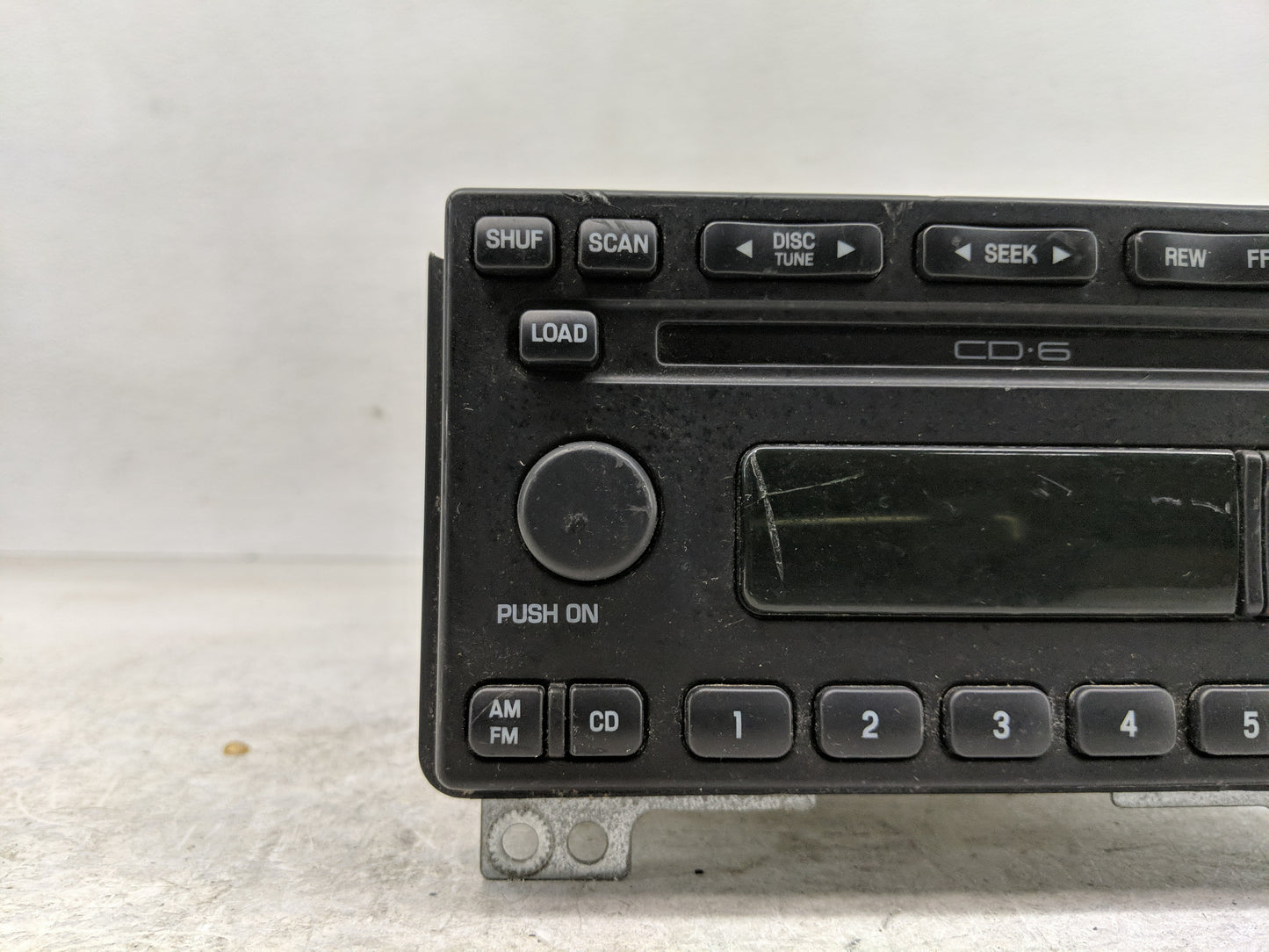 2003 Ford Expedition Radio AM FM Cd Player Receiver Replacement P/N:2L1F-18C815-CF Fits OEM Used Auto Parts - Oemusedautopar